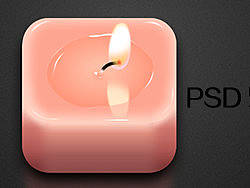 燭光 PSD下載（個人主頁-ZMTQ1MDcyOA==） - 圖標(biāo) - 站酷設(shè)計(jì)師citybus原創(chuàng)素材 - 站酷ZCOOL