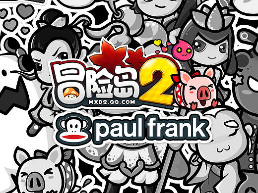 冒险岛2&Paul Frank之“造梦东游记”（个人主页-ZMjE2MDY4OTY=） - 图案 - 站酷设计师WeihanRong原创素材 - 站酷ZCOOL