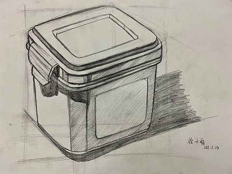 布谷书画素描学生作品辑