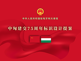 中國與匈牙利建交75周年logo提案