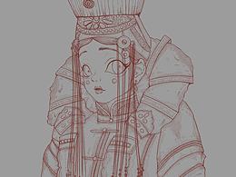 用線條練手人物打磨時間