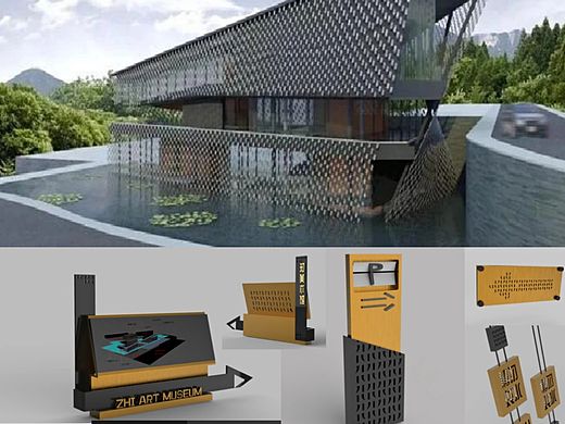 导视设计（个人主页-ZNTE5MzE3MDA=） - 其他工业/产品 - 站酷设计师后背有光原创素材 - 站酷ZCOOL