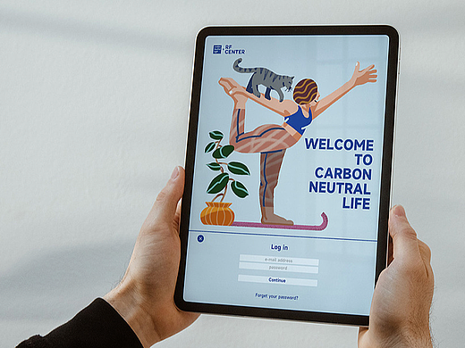 《欢迎来到零碳生活》主视觉插画