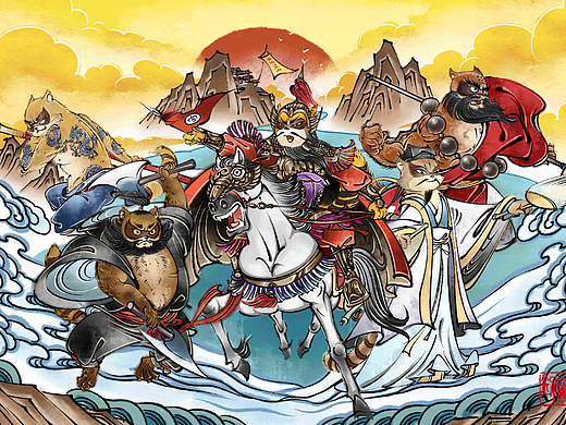“小浣熊”水浒卡 | 人物造型