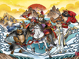 “小浣熊”水浒卡 | 人物造型