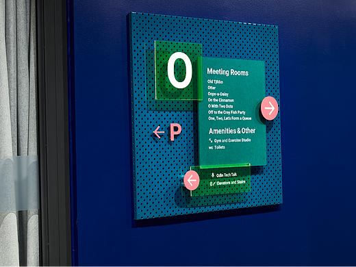 导视系统设计 谷歌斯德哥尔摩总部