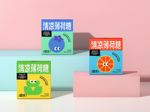 酷乐薄荷糖包装设计