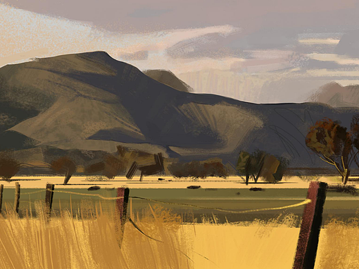 风景临摹（个人主页-ZNjA2MTE0MDQ=） - 创作习作 - 站酷设计师阿月姑娘啊原创素材 - 站酷ZCOOL