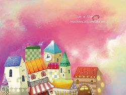 儿童故事绘本插图（蓝莓作品）