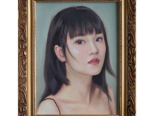 于生慧手绘油画肖像私人定制