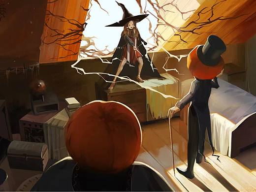 南瓜怪（个人主页-ZMzUzODMyMDQ=） - 商业插画 - 站酷设计师旅驿原创素材 - 站酷ZCOOL