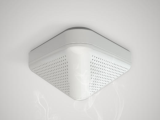 烟雾感应器概念海报练习