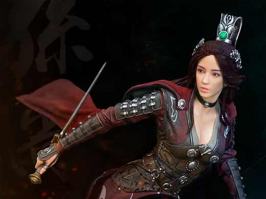 开天三国1/4系列 首款女将 孙尚香