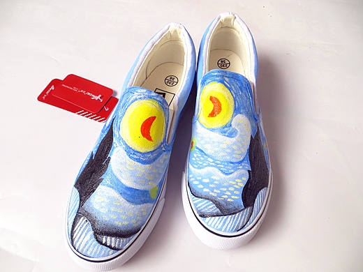 【印象梵高  创意手绘鞋   】