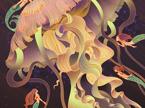 水母和它的朋友们（个人主页-ZNTA4OTcyNzY=） - 创作习作 - 站酷设计师左撇子芙芙原创素材 - 站酷ZCOOL