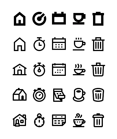 简约图标logo（个人主页-ZNDI0MTQyNDA=） - 图标 - 站酷设计师杜筱筱原创素材 - 站酷ZCOOL