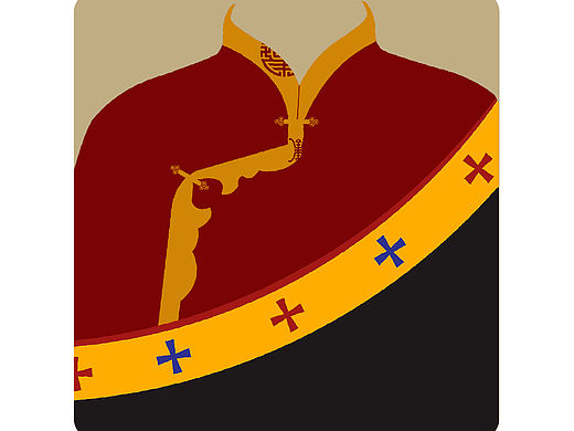 藏式头像（个人主页-ZNDUxODIyODA=） - 艺术插画 - 站酷设计师阿吴公扎原创素材 - 站酷ZCOOL