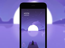 微渐变-moon night