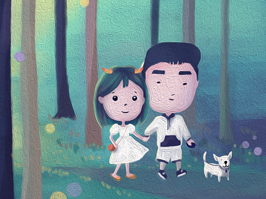 给自己画个男朋友