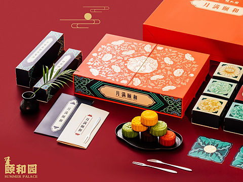 月满颐和月饼礼盒拍摄