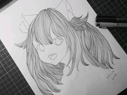 線描頭發(fā)（個人主頁-ZMzUwOTA2MzI=） - 創(chuàng)作習(xí)作 - 站酷設(shè)計師一噸空氣原創(chuàng)素材 - 站酷ZCOOL