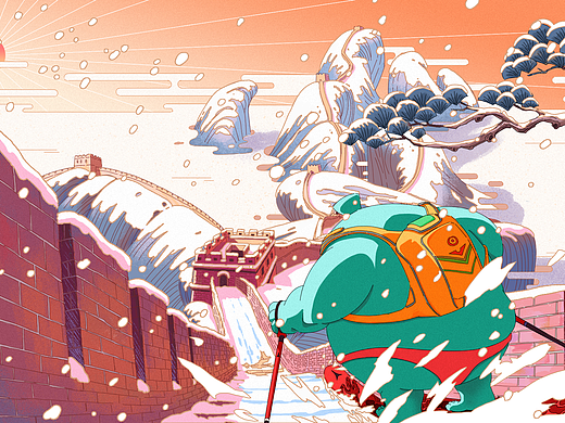 滑雪（个人主页-ZNjgwOTcxNjg=） - 动画片 - 站酷设计师365206617原创素材 - 站酷ZCOOL