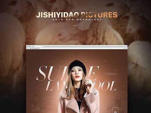 天猫某女装毛绒外套详情页优化