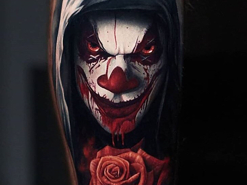 宝鸡纹身欧美重彩写实风格纹身赏析.西安佳佳刺青店