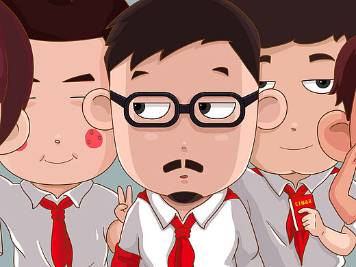 湖南卫视主持人插画（个人主页-ZMTQzMzg1OTY=） - 单幅漫画 - 站酷设计师MRazlee原创素材 - 站酷ZCOOL