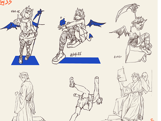 11期Day55 @速寫班長(zhǎng) #速寫60天挑戰(zhàn)賽# ???（個(gè)人主頁-ZNTk0MzI4MTI=） - 創(chuàng)作習(xí)作 - 站酷設(shè)計(jì)師一語四字原創(chuàng)素材 - 站酷ZCOOL