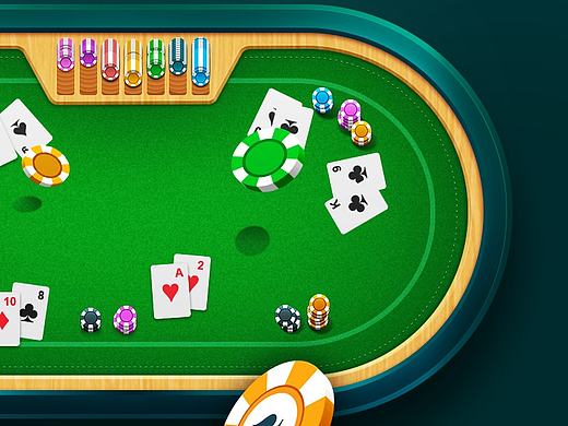 德州扑克-一组扑克界面设计