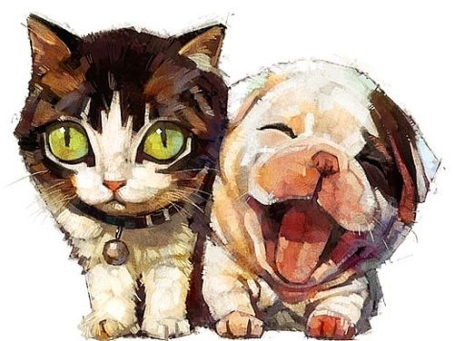 【萌宠 by 雪娃娃】好朋友~