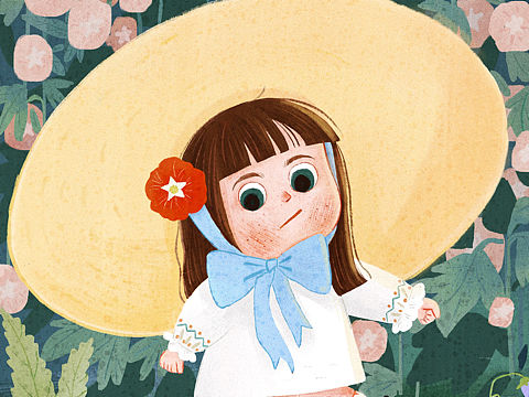 散步（个人主页-ZNjA2NjcyNTY=） - 儿童插画 - 站酷设计师都安原创素材 - 站酷ZCOOL