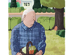 《爺爺一個(gè)人在家》童書繪本