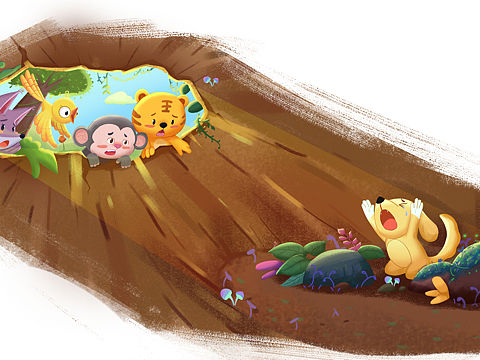 儿童插画（个人主页-ZNTM3NTU5Mjg=） - 儿童插画 - 站酷设计师哋劲儿原创素材 - 站酷ZCOOL