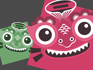 朝阳动漫社区标志设计。hiiibrand品牌形象设计大赛入围