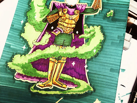 神秘客（个人主页-ZMzk2OTg2MTI=） - 单幅漫画 - 站酷设计师Wendelwei原创素材 - 站酷ZCOOL