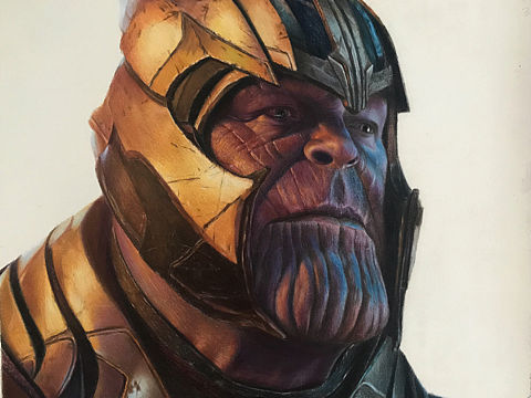 彩铅—《灭霸》