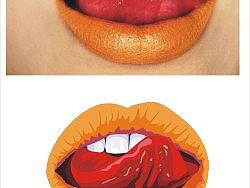 矢量绘画练习之嘴部写真