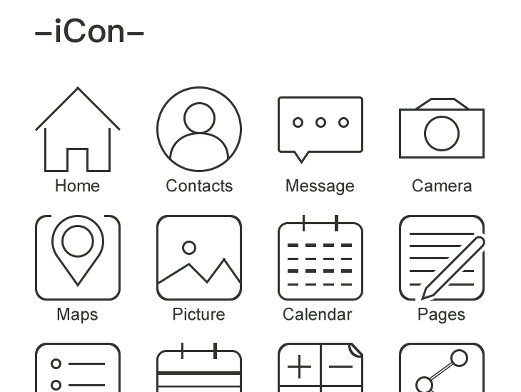 【ICON】线性ICON_ShellyCee-站酷ZCOOL