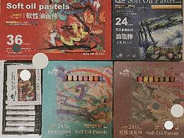 高尔乐油画棒大礼包拆箱😛