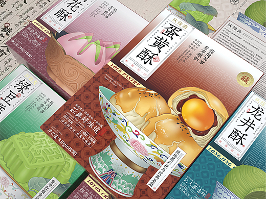 中式糕点包装设计，和文物有个“约会”