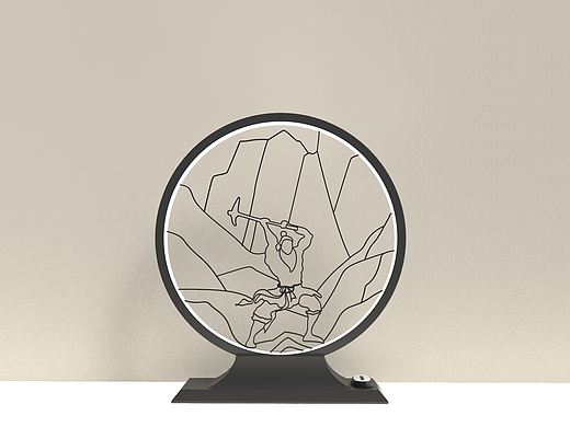 光之神话系列台灯设计