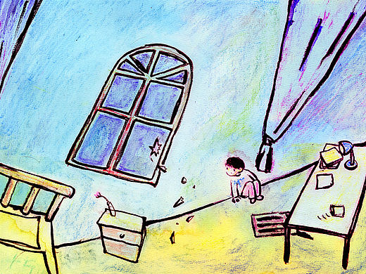 《我决定不和你说话》系列插画