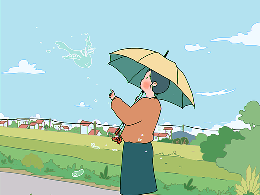 雨晴（个人主页-ZNTE0MTA4MTI=） - 创作习作 - 站酷设计师猫熊日记原创素材 - 站酷ZCOOL