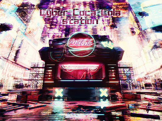 赛博朋克 Coca Cola Station