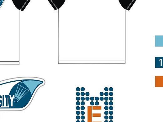 羽毛球队服设计