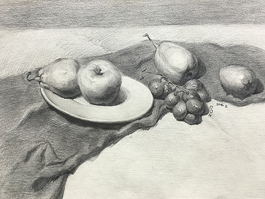 基础素描——静物组合