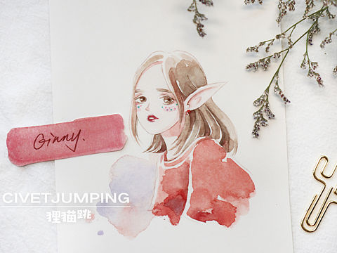 近期水彩新作 | 我的闺蜜们❤️