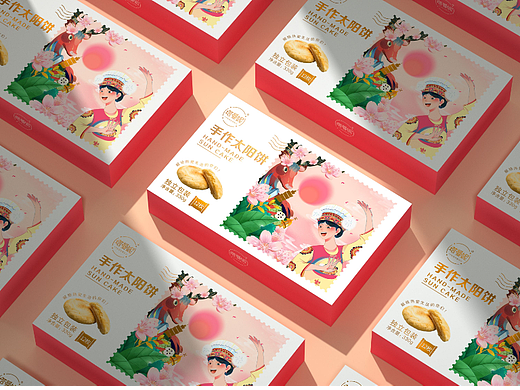 塔曼妮 × 巨灵设计 太阳饼烘焙糕点零食包装设计